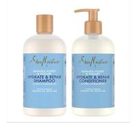 SheaMoisture Shampoo e Balsamo per capelli estremamente secchi e fragili Miele di manuka e yogurt set per la cura dei capelli Shampoo 1x 384 ml, Balsamo 1x 384 ml