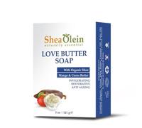 SheaOlein Naturally Essential - Sapone biologico Love Butter da 5 oz con olio di karitè, burro di mango e burro di cacao | Barra naturale