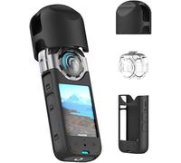 SHEAWA Custodia protettiva a specchio anti-appannamento per fotocamera sportiva Insta360 X3, Grigio, Custodia protettiva