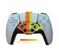 SHEAWA Per PS5 3D Mini Steering Wheel Controller gioco da corsa sostituzione accessori (Warm Change Colour)