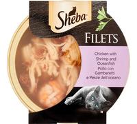 SHEBA 32 CONFEZIONI - GATTO FILETS POLLO/GAMBERETTI/PESCE 60 0000000435544