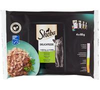 SHEBA Cat Delicatezze Selezione Assortita Busta Multipack 4x85G MIX CARNE E PESCE