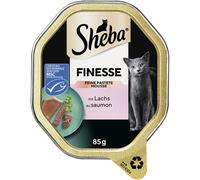 SHEBA Ciotola Finesse Pastete/Mousse Con Salmone 22 X 85g
