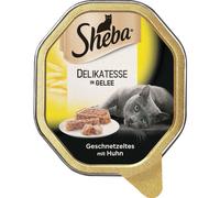 Sheba Ciotola In Gelatina Sfilacciato Con Pollo 44 X 85G (17,09€/Kg)