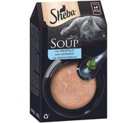 Sheba Classic Soup buste 80 x 40 g Umido per gatto - con Pesce bianco