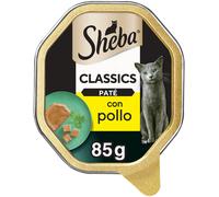 Sheba Paté Classic Cibo Umido per Gatti con Pollo, 85g