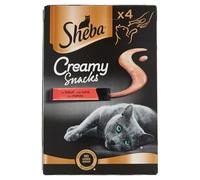 SHEBA CREAMY SNACK MANZO 4 x 12 GR.