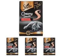 Sheba Creamy Snack Di Manzo, 4 x 12 g (Confezione da 4)