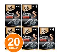 Sheba Creamy Snacks con Manzo Stick Cremosi Senza Zuccheri Aggiunti per Gatti
