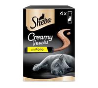 SHEBA CREAMY SNACK POLLO 4 x 12 GR.