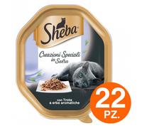 Sheba Creazioni Speciali in Salsatrota e erbe aromatiche Cibo Umido Gatti 85G