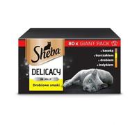 Sheba Delicacy pollame budino traballante gusti 80X85G