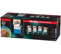 Sheba Delicatezze in gelatina Multipack 40x85 gr - Selezione del mare - 1° ORDINE? scegli lo sconto BZR5 / BZR20 + 200 punti fedeltà