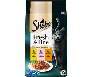 Sheba Délice du Jour - Pollo e Salmone (MSC) in Salsa 6x50 g - 300 g
