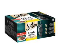 Sheba Délices du Jour 50 x 50 g - con Pollo, Pollame e Tacchino in salsa