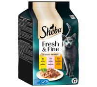 SHEBA Mp Fresco & Bene Pollo, Salmone & Tacchino IN Salsa 36 X 50g