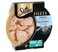 Sheba Filets 32 x 60 g umido gatto - Pesce bianco