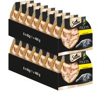 Sheba Filets 16 x 60 g Umido per gatti - Pollo