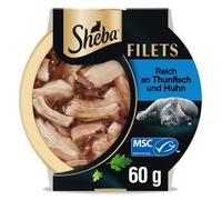 Sheba Filets 32 x 60 g - Pollo con Tonno
