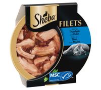 Sheba Filets 32 x 60 g - Pollo con Tonno