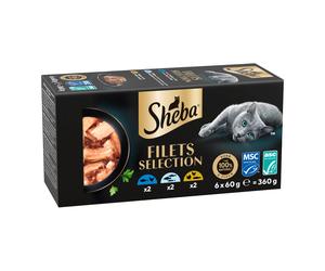 Sheba Filets 36 x 60 g - Mix II (3 varianti)