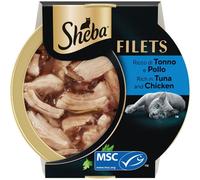Sheba Filets Cat Vaschetta Multipack 32x60G POLLO E TONNO