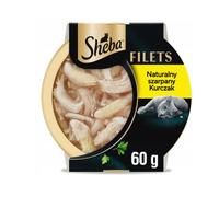 SHEBA Filets cibo umido per gatti con pollo in salsa 60 g
