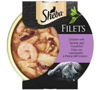 Sheba Filets in salsa 60 gr: Pollo, gamberetti e pesce