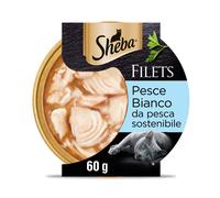 SHEBA® Filets Pesce Bianco: 32 vaschette da 60g-1 g (Confezione da 32)