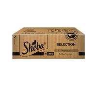 Sheba in buste 72 x 85 g Umido per gatto - Selezione delicata in salsa - Variazioni di pollame