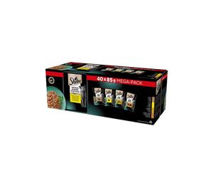 Sheba multipack mini filets anatra, pollo, pollame, anatra e tacchino 40x85gr