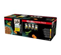 Sheba Multipack Nature's Collection in Gelatina 40x85gr - Con Pollo, Tacchino, Anatra e Pollame
