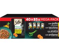 Sheba Nature's Collection in Gelatina Multipack 40x85 gr Selezione Delicata - 1° ORDINE? scegli lo sconto BZR5 / BZR20 + 200 punti fedeltà