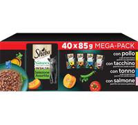 Sheba Nature’s Collection in Salsa Cat Busta Mix Carne e Pesce 40X85G