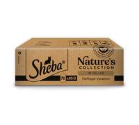 Sheba Nature's Collection 72 x 85 g Umido per gatto - Varietà di pollame in gelatina
