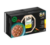 Sheba Nature's Collection in Salsa 32 x 85 g Alimento umido per gatti - Varietà di pollame: Pollo + Tacchino