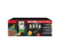 Sheba Nature's Collection in Salsa per Gatti con Pollo, Tacchino, Tonno e Salmon