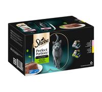 Sheba Perfect Portions 32 x 37,5 g Umido per gatto - Pregiato paté: Salmone e Pollo