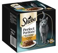 Sheba Perfect Portions 6 x 37,5 g Umido per gatto - Salsa con tacchino