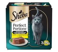Sheba Perfect Portions Paté con Pollo (8 Confezioni da 3x75g)