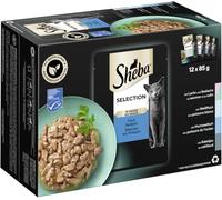 SHEBA Sacchetto multipack Selection in salsa pesce Variation MSC 1 x 12 x 85 g