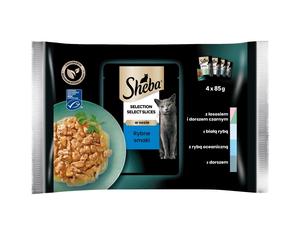 Sheba Sachet Selection in salsa di pesce 4x85g
