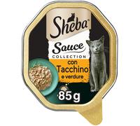 SHEBA Sauce Collection Cat Vaschetta Multipack 22x85G TACCHINO E VERDURE