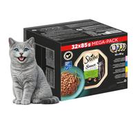Sheba Sauce Collection Selezione Assortita Cibo Umido per Gatti 32 Vaschette da