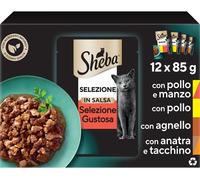 Sheba Selezione Cat Busta Multipack 12x85G MIX CARNE