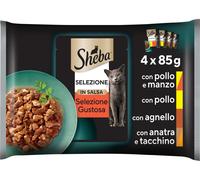 SHEBA SELEZIONE CARNE IN SALSA 4 x 85 GR.