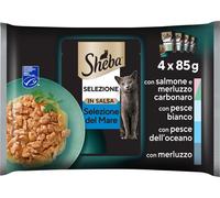 SHEBA Selezione Cat Busta Multipack 4x85G MIX PESCE