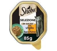 SHEBA SELEZIONE IN SALSA VITELLO & TACCHINO 85 GR.