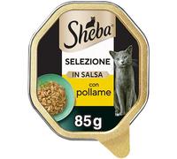 Sheba Selezione in Salsa Cibo per Gatti al Gusto Agnello e Pollo - 22 Vaschette•