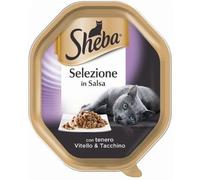 SHEBA SELEZIONE IN SALSA VITELLO & TACCHINO 85 GR.